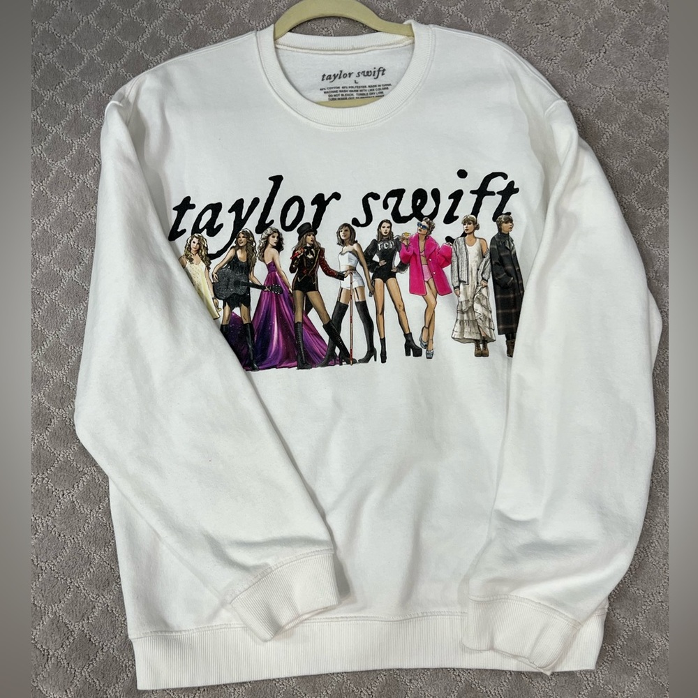 Taylor swift eras sweatshirt size L